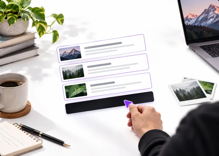 Une interface de style de contenu utilisant des exemples d’articles pour guider une voix cohérente